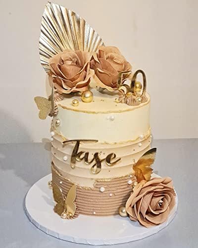 Roses Artificial Flowers Nude Bouquet Box Set Fake Flower with Stem in Nude, Beige, White, alternate view 4
