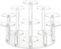 Round Acrylic Jewelry Stand Acrylic Display Riser Stands Dessert Tower Display Tower for Watch, Jewelry, Rings
