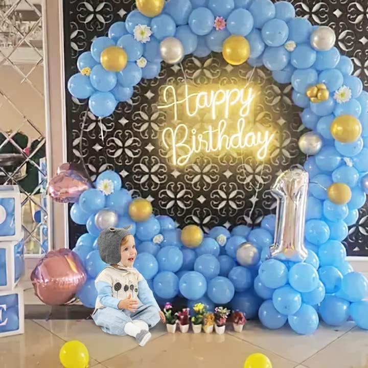 Round Backdrop Stand Arch Balloon Golden Metal Circle Garland Frame with Base for Wedding Birthday Party Baby, alternate view