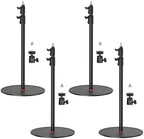 Round Base Light Stand, 79" Heavy Duty Monopod for Camera, Lights, Webcam, Live Streaming, Vlogging, 22 LBS
