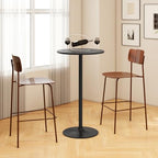 Round Bistro Table, Height Adjustable Bar Height Cocktail Table, alternate view 4