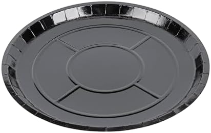 Round Black Paperboard Pizza Tray, 12 In, 25 Pack in 12" -25 in Black