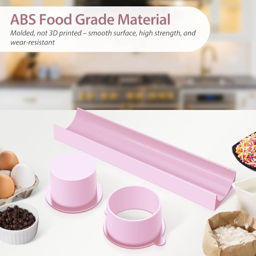 Round Cake Pop Mold Set with 9in Tray and Sticks- Pink in Pink(Round ), alternate view 4