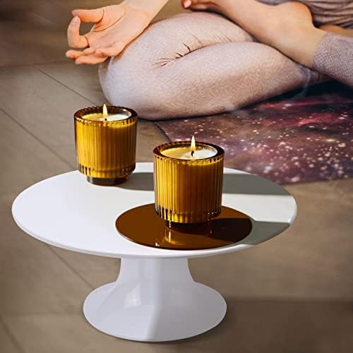 Round Cake Stand 10" Melamine Cake Display Stand Dessert Cupcake Display Tray for Wedding, Birthday, Party, Baby, alternate