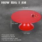 Round Cake Stand 10" Melamine Cake Display Stand Dessert Cupcake Display Tray for Wedding, Birthday, Party, Baby, alternate
