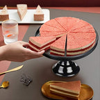 Round Cake Stand, 11 Inch, Black, Melamine, Dessert Cupcake Display Tray for Wedding, Birthday, Party, Baby, alternate view 6
