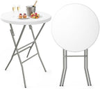 Round Cocktail Table - High Top Bar Table 32" x 43.3", 1PCS