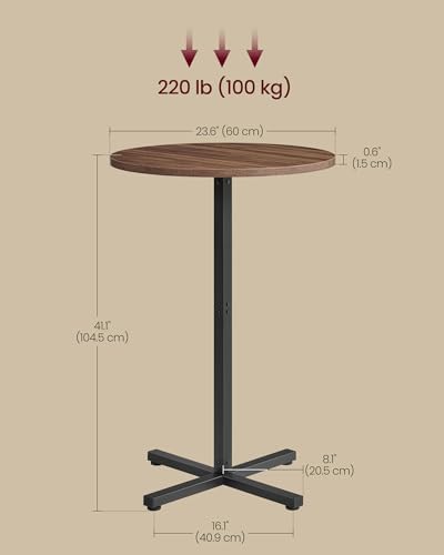Round Cocktail Table, Set of 2, with Metal Frame and Cross Base, alternate view 3