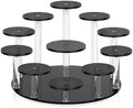 Round Jewelry Stand Acrylic Display Riser Stands Dessert Tower Display Tower for Watch, Jewelry, Rings