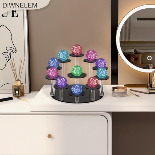Round Jewelry Stand Acrylic Display Riser Stands Dessert Tower Display Tower for Watch, Jewelry, Rings, alternate view 2