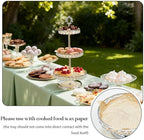 Round Metal Cupcake Tray Set, Crystal Dessert Display Stand for Weddings, Birthdays, Anniversaries, Party, alternate view 5