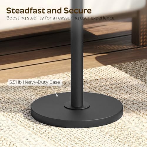 Round Side Table, Small Drink Table, Pedestal Martini Table, End Table for Small Spaces in Living Room, Bedroom, alternate