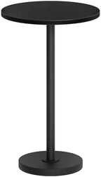 Round Side Table, Small Drink Table, Pedestal Martini Table, End Table for Small Spaces in Living Room, Bedroom