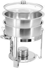 Round Stainless Steel Professional Kitchen Chafing Dish/Food Warmer/Buffet Server Serving Trays/Bowls (7.9, alternate view 4