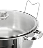 Round Stainless Steel Professional Kitchen Chafing Dish/Food Warmer/Buffet Server Serving Trays/Bowls (7.9, alternate view 5