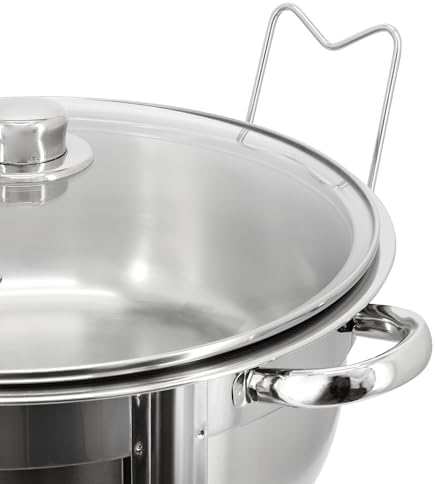 Round Stainless Steel Professional Kitchen Chafing Dish/Food Warmer/Buffet Server Serving Trays/Bowls (7.9, alternate view 5