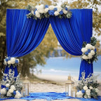 Royal Blue Backdrop Curtain for Parties Backdrop Drapes 10x10FT in 10FTx10FT in Royal Blue, alternate view 5