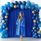 Royal Blue Backdrop Curtain for Parties Backdrop Drapes 10x10FT in 10FTx10FT in Royal Blue, alternate view 6