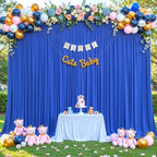 Royal Blue Backdrop Curtain for Parties Wrinkle Free Blue Photo Curtains Backdrop Drapes Fabric Decoration for, alternate