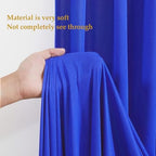 Royal Blue Backdrop Curtains for Wedding Parties, 2 Panels Wrinkle Free Polyester Photo Back Drop Drapes Cloth, alternate