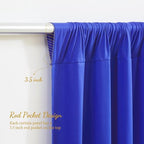 Royal Blue Backdrop Curtains for Wedding Parties, 2 Panels Wrinkle Free Polyester Photo Back Drop Drapes Cloth, alternate