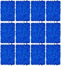 Royal Blue Flower Wall Backdrop Panels, 12 Pcs, 24 x 16 Inch in 24 x 16 Inch