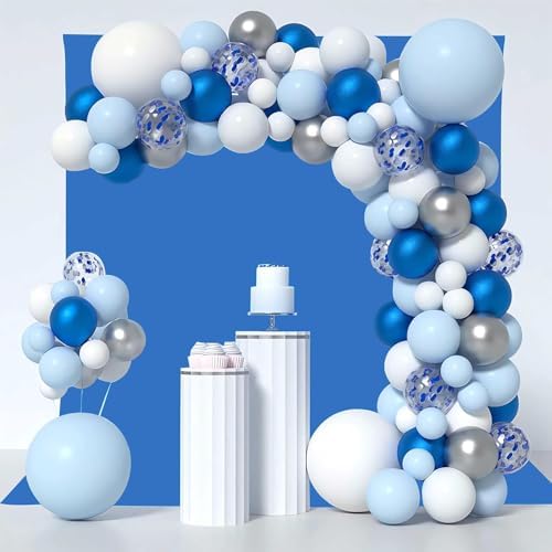 Royal Blue Photography Backdrop for Photoshoot, Fabric 5x7ft in 5x7ft, alternate view 4