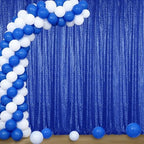 Royal Blue Sequin Backdrop Curtain 4FTx8FT Glitter Royal Blue Background Drapes Sparkle Photography Backdrop for