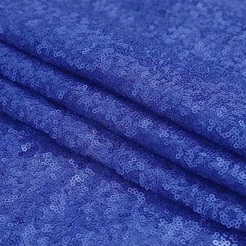 Royal Blue Sequin Backdrop Curtain 7FTx7FT Glitter Royal Blue Background Drapes Sparkle Photography Backdrop for, alternate