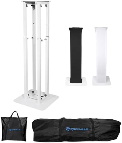 RTP32W White Totem Moving Head Light Stand with Scrims and Bags