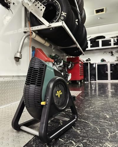 RTR Heavy Duty Air Circulator, 3-Speed, High Velocity Blower Fan with 270° Tilt, IP54 Motor, 8 ft Cord, High, alternate view
