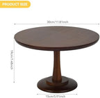 Rustic Cake Stand, 12 Inch Wood Cake Stand Set Wooden Round Cupcake Stand for Wedding Birthday Party Decor, alternate view 3