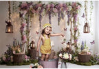 Rustic Flower Wall Backdrops 7x5ft Farmhouse Wedding Background Photography Baby Shower Bridal Shower Backdrop, alternate