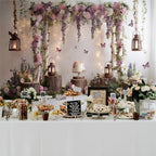 Rustic Flower Wall Backdrops 7x5ft Farmhouse Wedding Background Photography Baby Shower Bridal Shower Backdrop, alternate