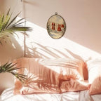 Rustic Winter Christmas Santa Laundry Room Oval Wall Art 8.5x11.5in, alternate view 4