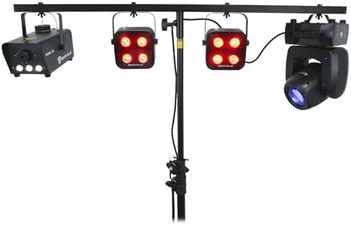 RVLS60 9-Foot Portable Tripod DJ Lighting T-Bar Stand with Bag, alternate view 3