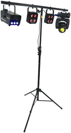 RVLS60 9-Foot Portable Tripod DJ Lighting T-Bar Stand with Bag, alternate view 4