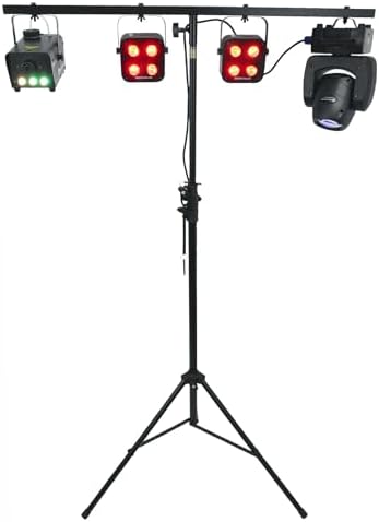 RVLS60 9-Foot Portable Tripod DJ Lighting T-Bar Stand with Bag, alternate view 5