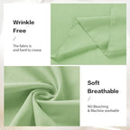 Sage Green Backdrop Curtains for Parties, Chiffon Photo Backdrop Drapes 2 Panels 5x10FT Sheer Outdoor Curtain, alternate view