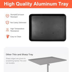 Salon Tray Cart Salon Rolling Tray, Tattoo Tray with Wheels Adjustable Height, Service Storage Tray Trolley for, alternate