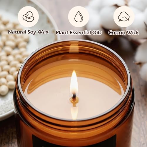 Scented Candles Set, 4 Pack Soy Candles for Home Scented, Candle Gifts for Men Women, Scents of Pineapple, alternate view 2