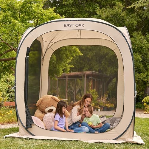 Screen House Tent Pop-Up, Portable Screen Room Canopy Instant Screen Tent 4 x 4 FT with Carry Bag for Patio, alternate view 6