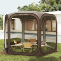 Screen House Tent Pop-Up, Portable Screen Room Canopy Instant Screen Tent 10 x 10 FT with Carry Bag for Patio
