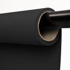 Seamless Paper Backdrop Black Seamless Backdrop Paper Rolls (53''x32.8' Jet)