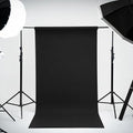 Seamless Paper Backdrop Black Seamless Backdrop Paper Rolls (86''x32.8' Jet), alternate view 2