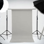 Seamless Paper Backdrop for Photography Light Grey Photo Backdrop Paper (86''x32.8' Pursuit Grey), alternate view 2