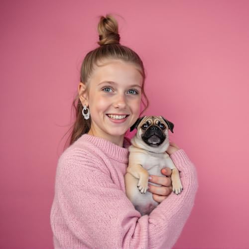 Seamless Paper Backdrop for Photography Solid Pink Backdrop Paper (106.8''x32.8' Baby Pink), alternate view 5