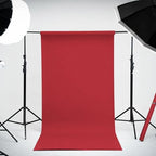 Seamless Paper Backdrop Red Seamless Backdrop Paper Rolls (86''x32.8' Scarlet), alternate view 2