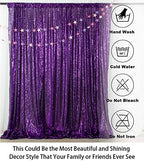Sequin Backdrop 8ftx10ft Royal Purple Sequin Fabric Drapes Sparkle Backdrops for Photoshoot Glitter Curtain for, alternate