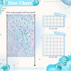 Sequin Shimmer Wall Backdrop: Glitter Wall Panel for Valentines Day, Wedding, Bridal Shower, Birthday, alternate view 2